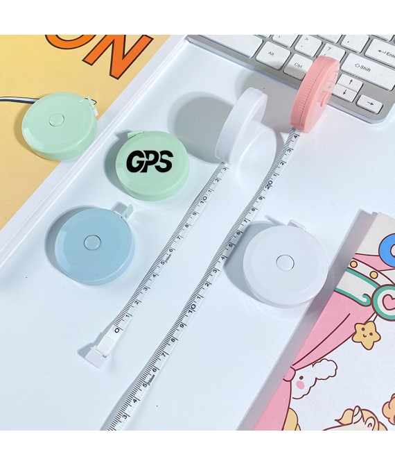 Round Plastic Automatic Shrinking Tape Measure