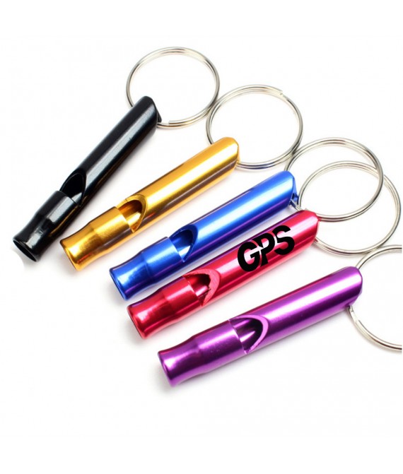 Aluminum Keychain Survival Whistle