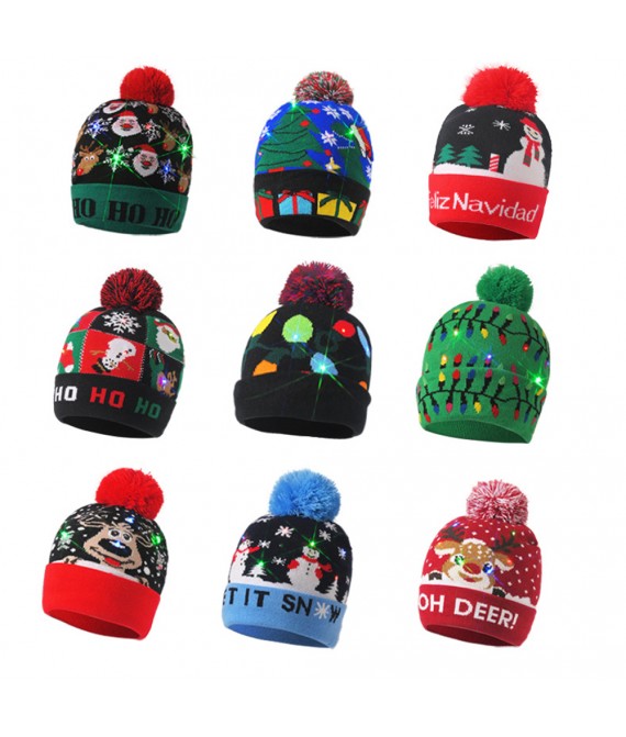 Christmas LED Knitted Hat