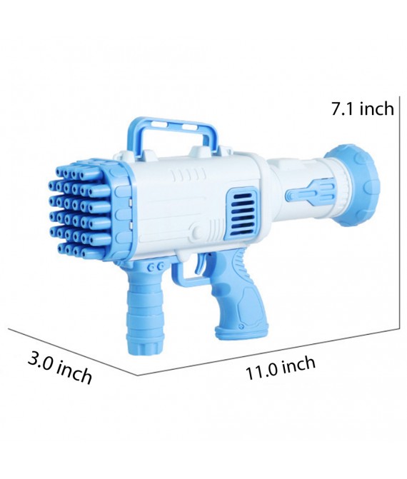 32 Holes Kid's Toy Bubble Machine Gun