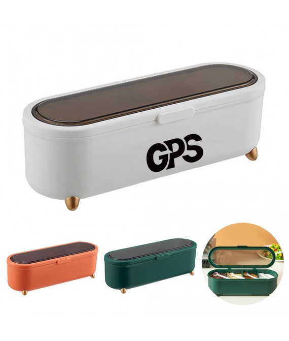 Four Grid Household Kitchen Seasoning Box