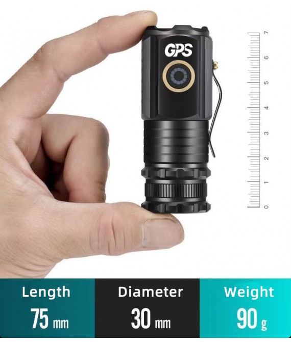 Strong Light Aluminum Alloy Cap Clip Lamp