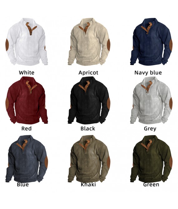 Men's Fashion Casual Long Sleeved Sweatshirt