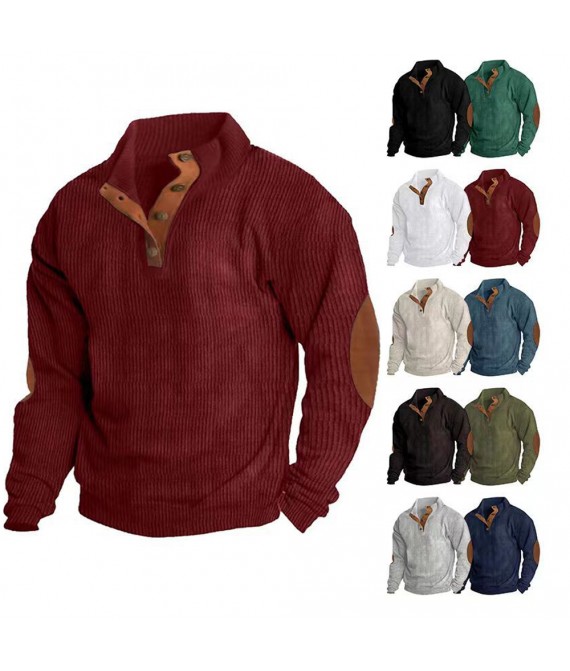 Men's Fashion Casual Long Sleeved Sweatshirt