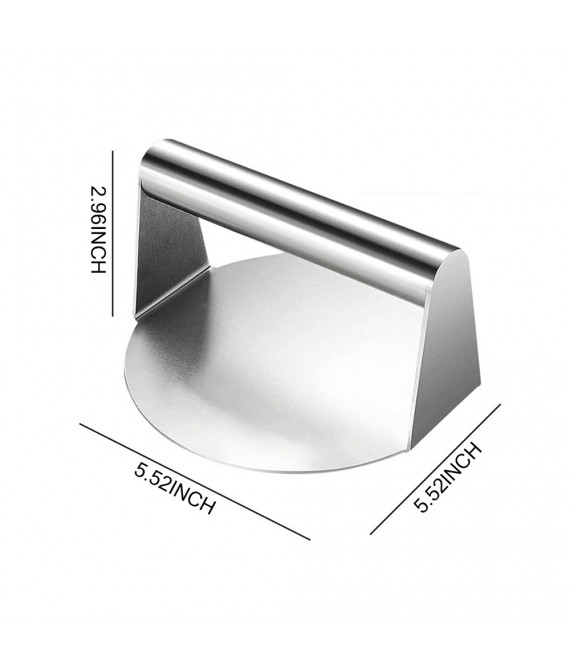 Thickened Stainless Steel Hamburger Pressing Plate