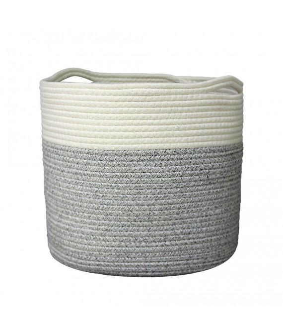 Cotton Rope Large Capacity Round Basket