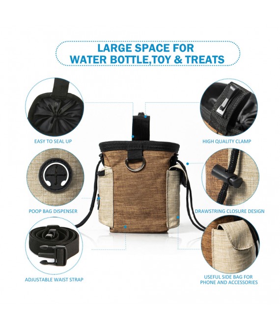 Dog Treat Training Pouch Bag Set