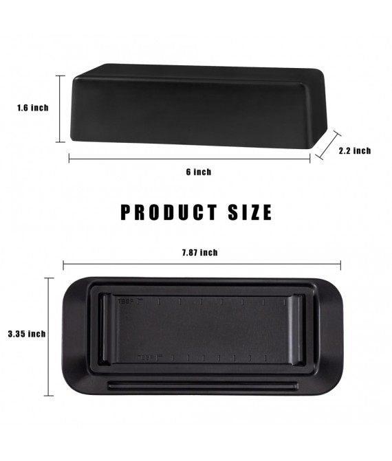 Bamboo Fiber Butter Box with Lid and Knife