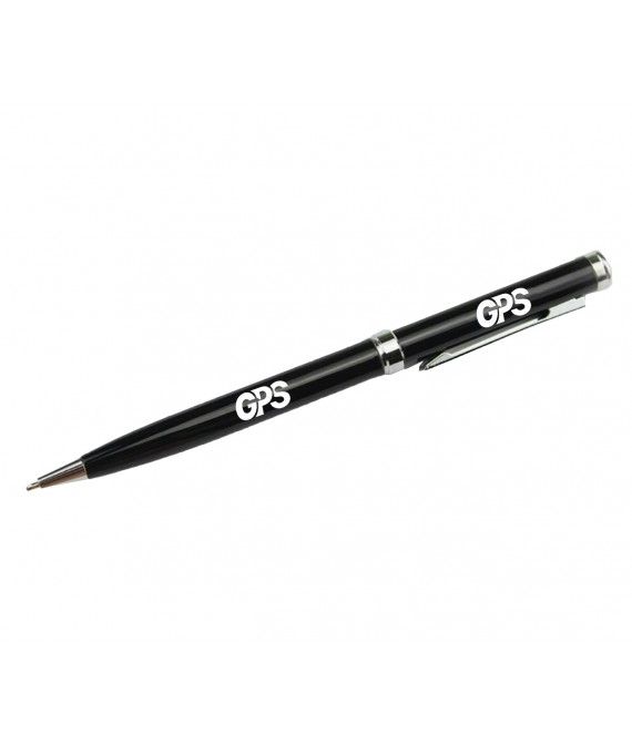 5.3" Black Metal Twist Ballpoint Pen