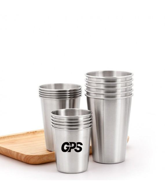 500ml single wall SS304 beer cup with custom logo