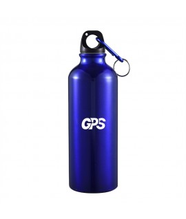 400ml custom pantone color aluminum water bottle with carabiner
