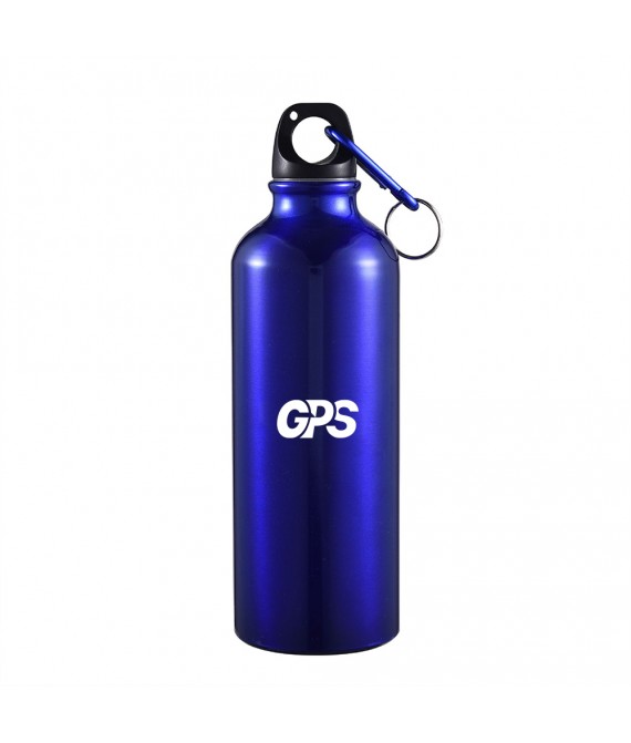400ml custom pantone color aluminum water bottle with carabiner
