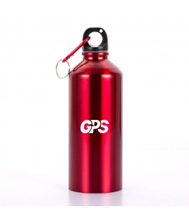 400ml custom pantone color aluminum water bottle with carabiner