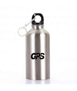 500ml single wall stainless steel 304 material sport water bottle with carabiner