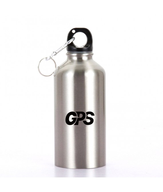 500ml single wall stainless steel 304 material sport water bottle with carabiner