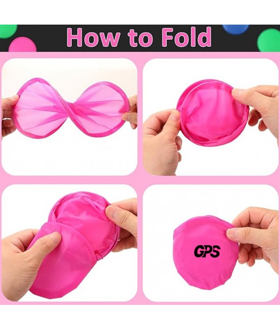 Foldable Flying Disc or Fan with Storage Bag