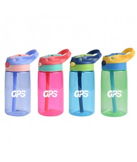 480ml Children's Sports Bottle with Straw Lid