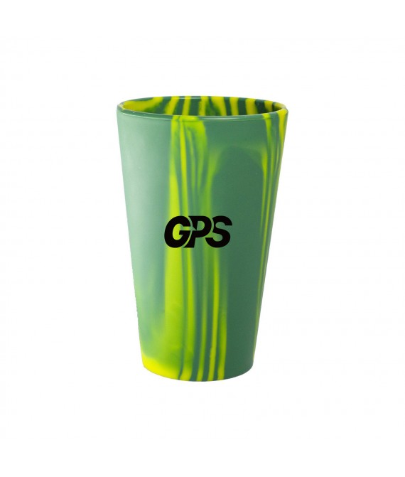 470ml silicone mug with colorful pattern