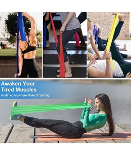 Custom logo yoga elastic Stretching band