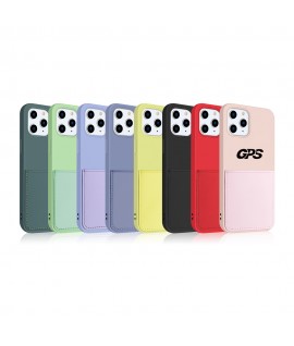 Liquid Silicone Luxury Case For iPhone With Card Holder