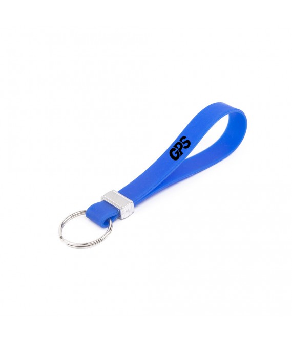 Silicone Wristband Keychain With Custom Logo