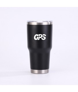 30 oz Idouble wall stainless steel coffee cups with lid and powder coating