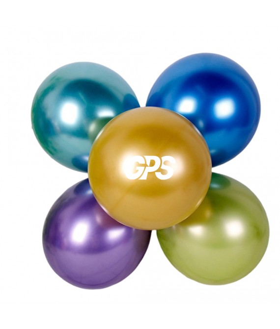 10-Inch Shiny Metallic Decorative Balloon for Special Occasions