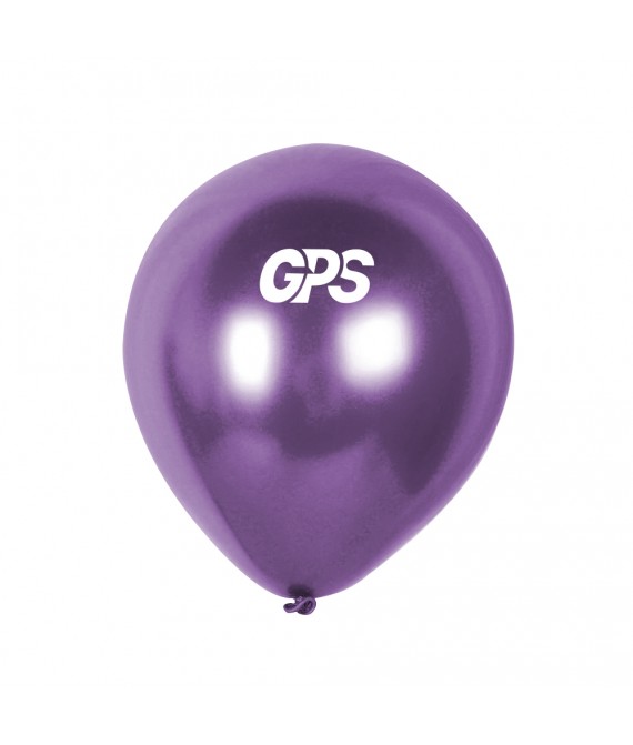 10-Inch Shiny Metallic Decorative Balloon for Special Occasions